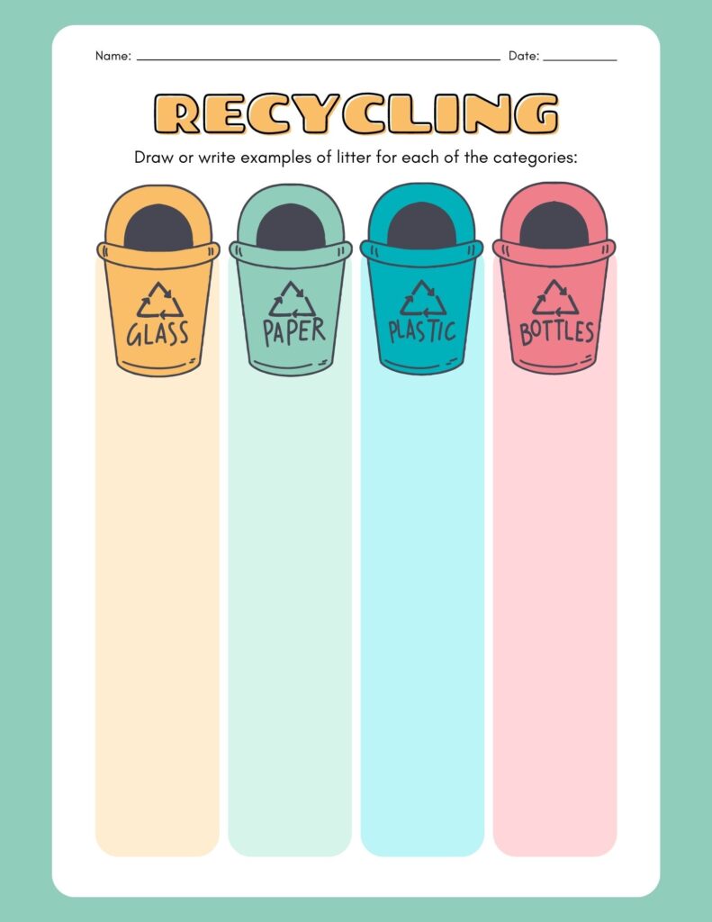 Recycle Drawing Page